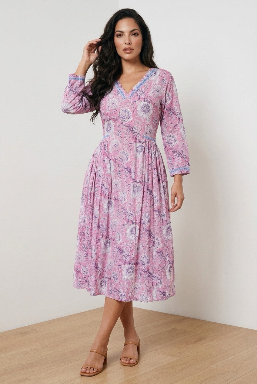 Soft cotton sanganeri handblock kurti