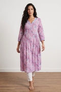 Soft cotton sanganeri handblock kurti