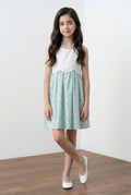 Cotton frock with lining on the yoke portion