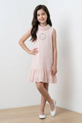 Frock with hand embroidery