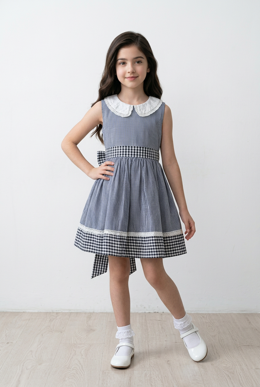 Soft cotton frock with lining