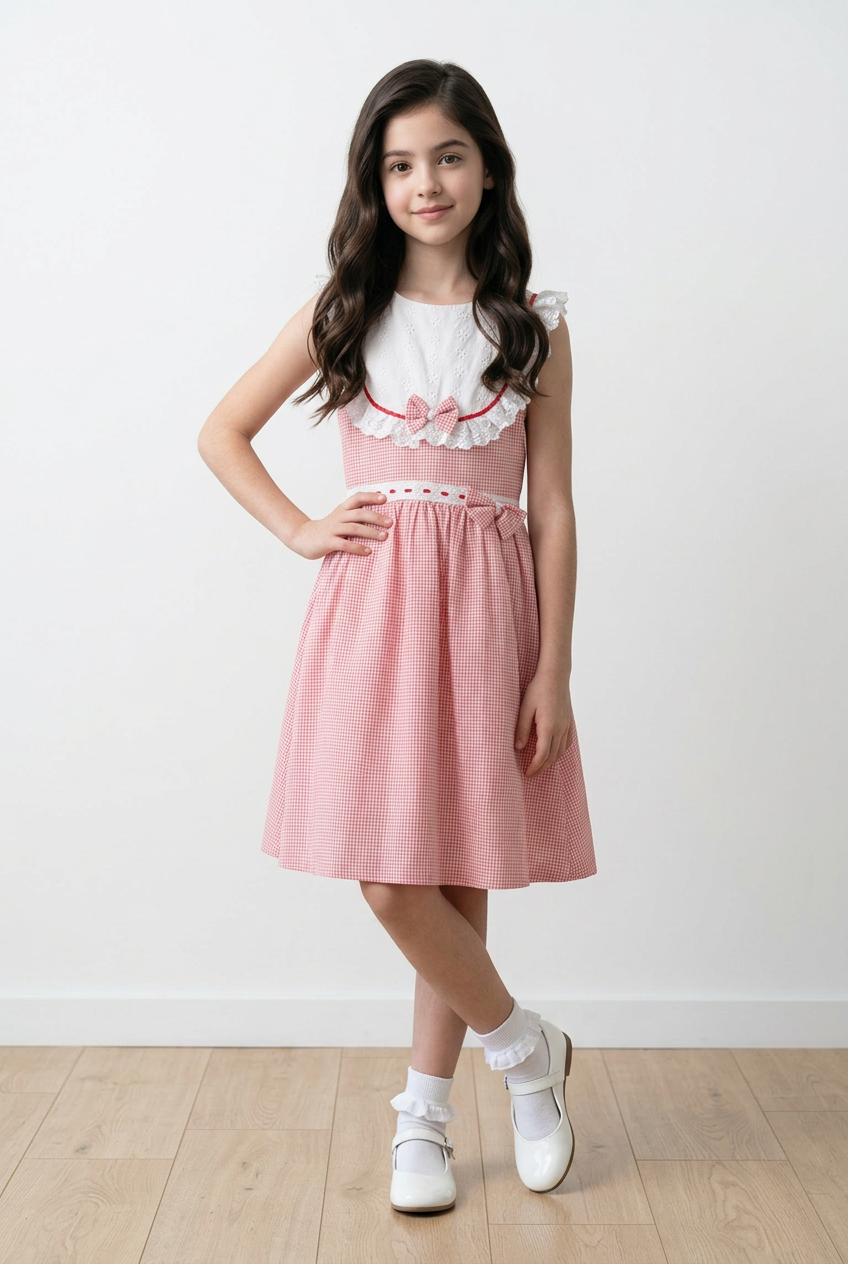 Soft cotton frock with lining
