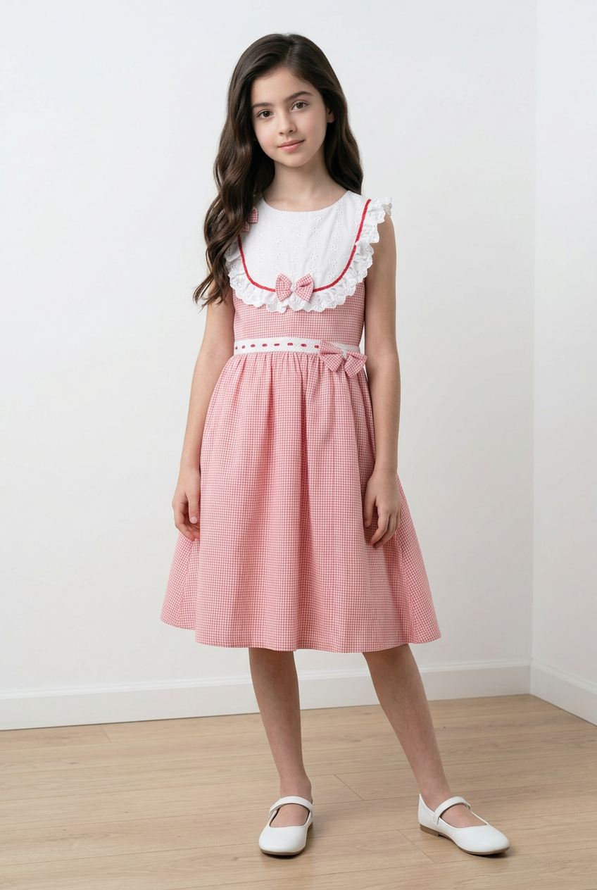 Soft cotton frock with lining