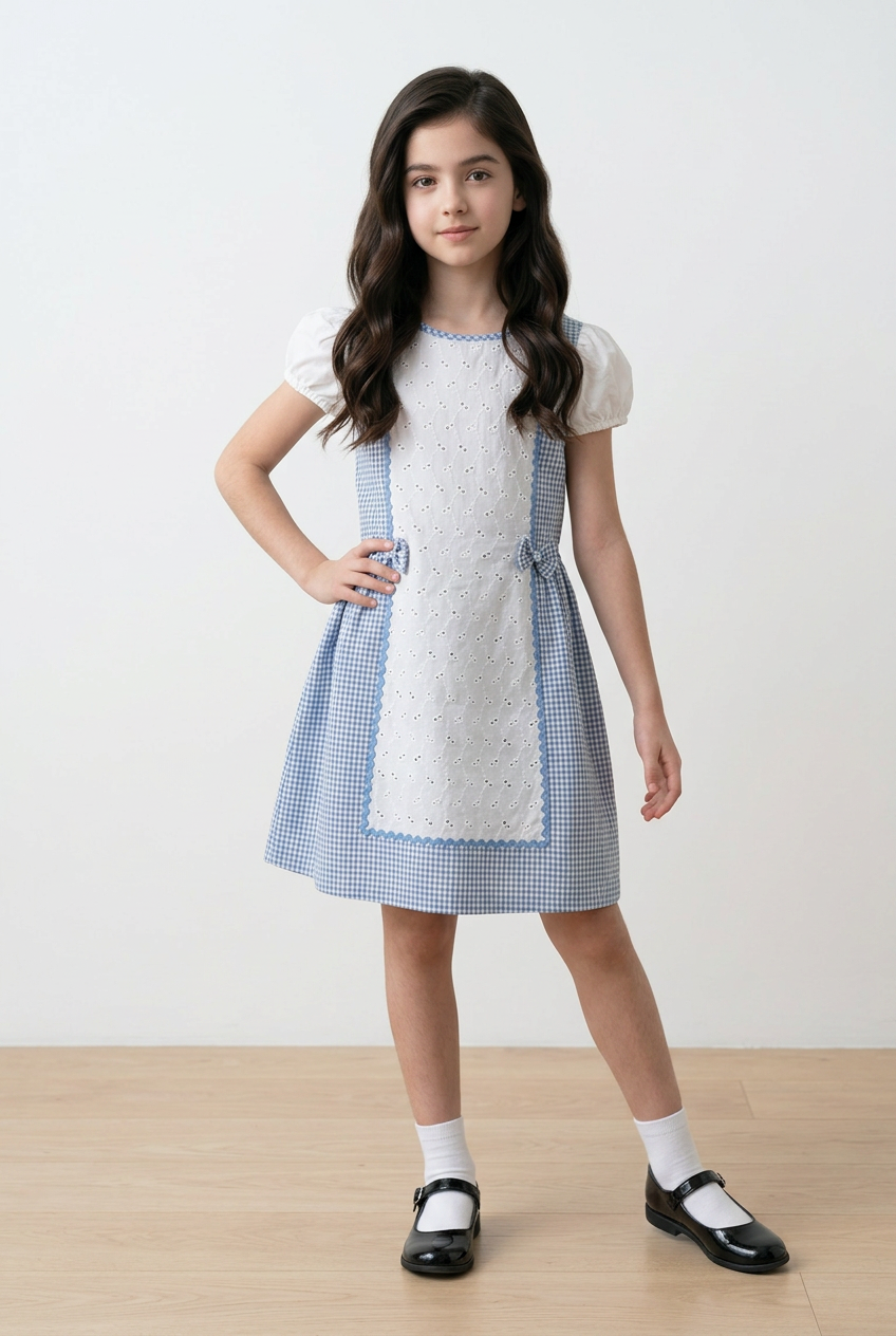 Soft cotton frock with lining