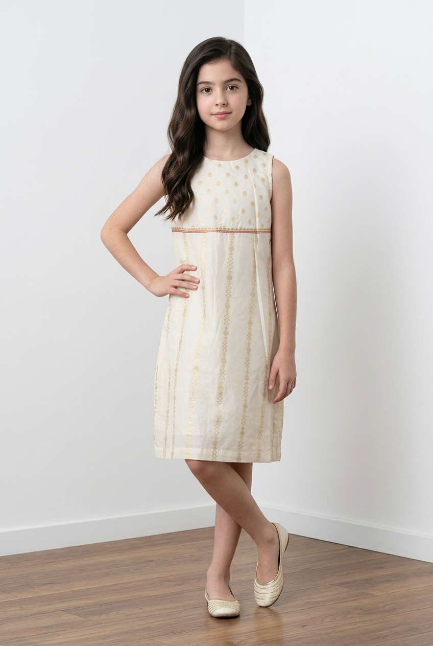 Soft cotton frock with lining